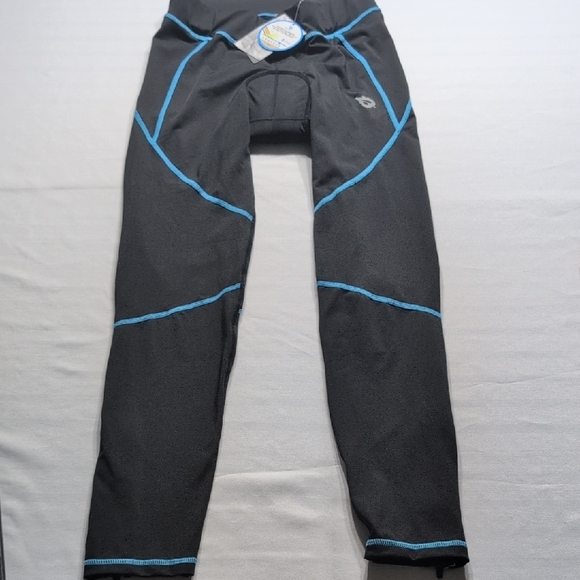 Baleaf Legging Womens Medium NWT Black Padded Cycling Athletic UPF 50+ Zip Ankle - Picture 1 of 12